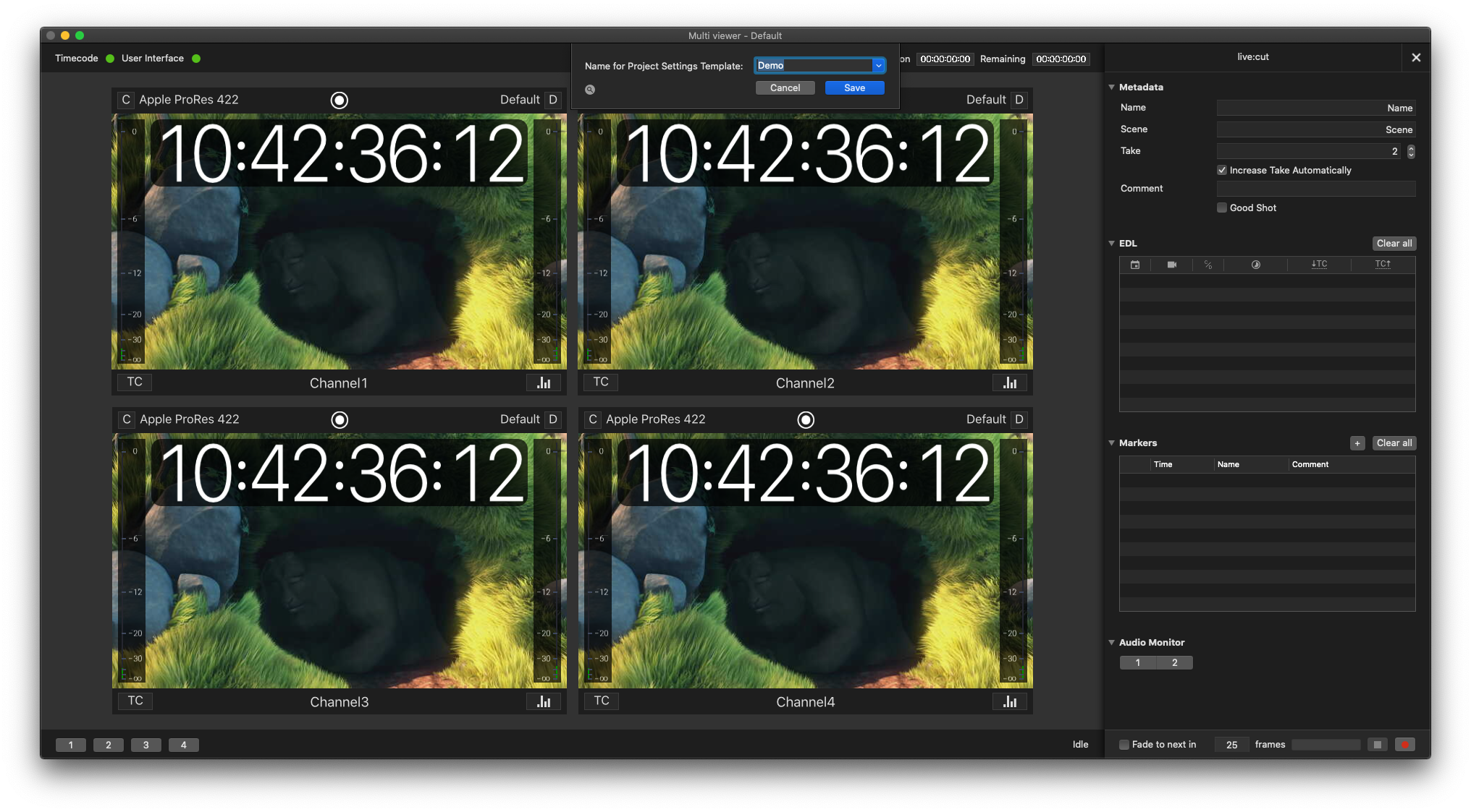 Work with Live Cut Projects (5.1) screenshot 5