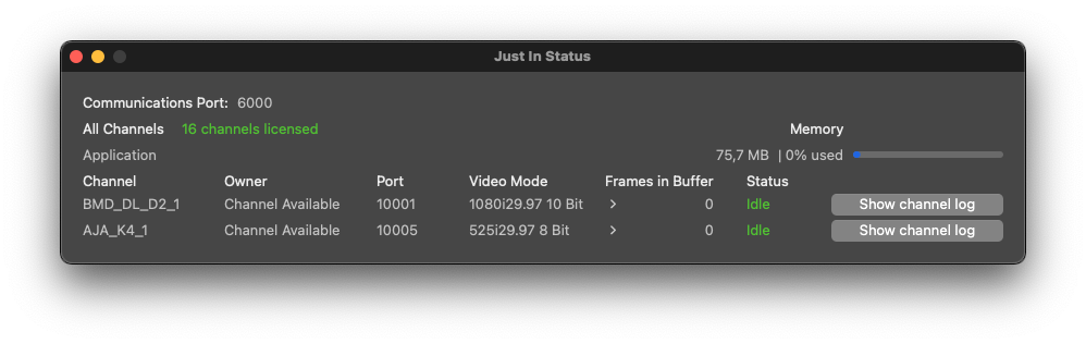 Diagnostics Window (5.1) screenshot 1