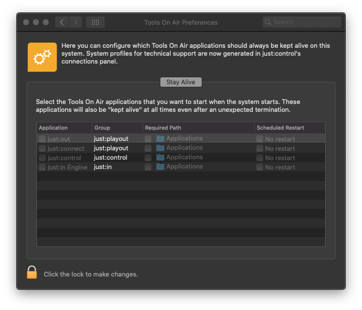 Preference Pane and Stay Alive (5.1) screenshot 2