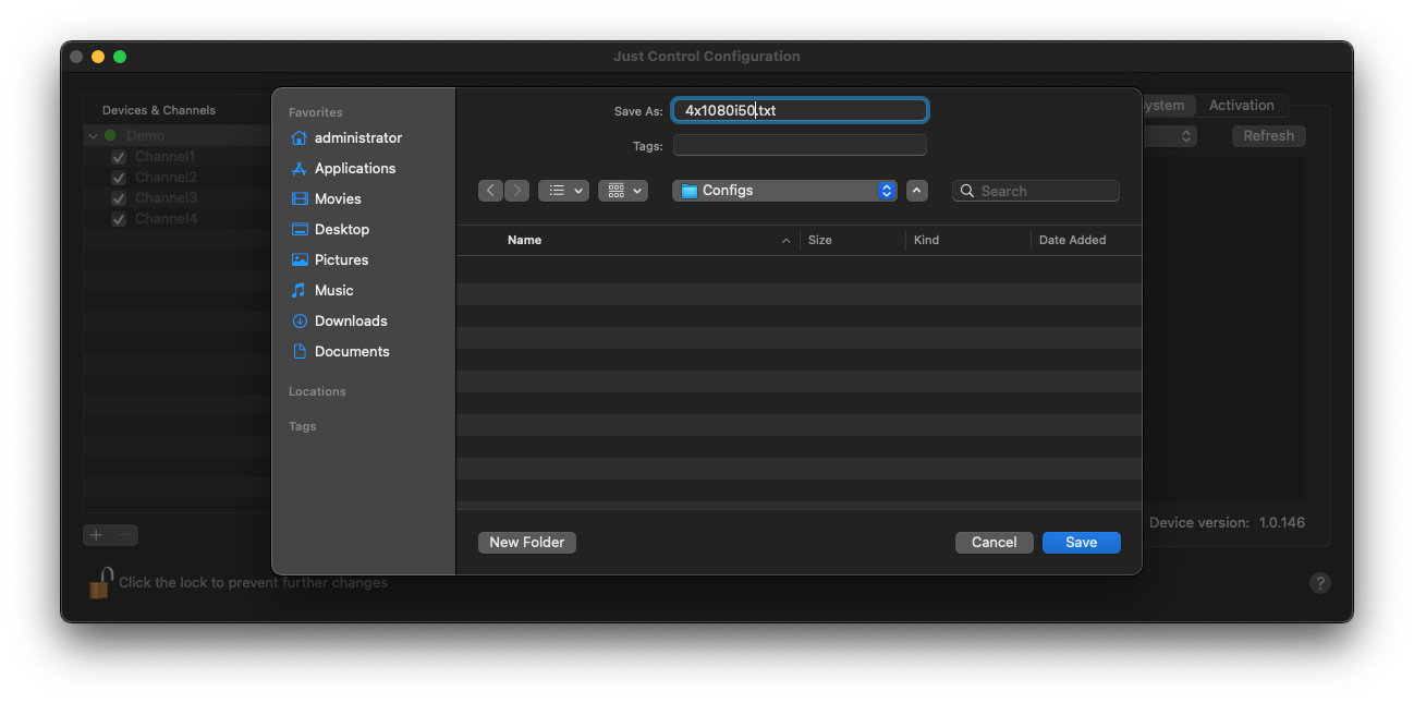 Configuration Templates JIL (5.1) screenshot 3
