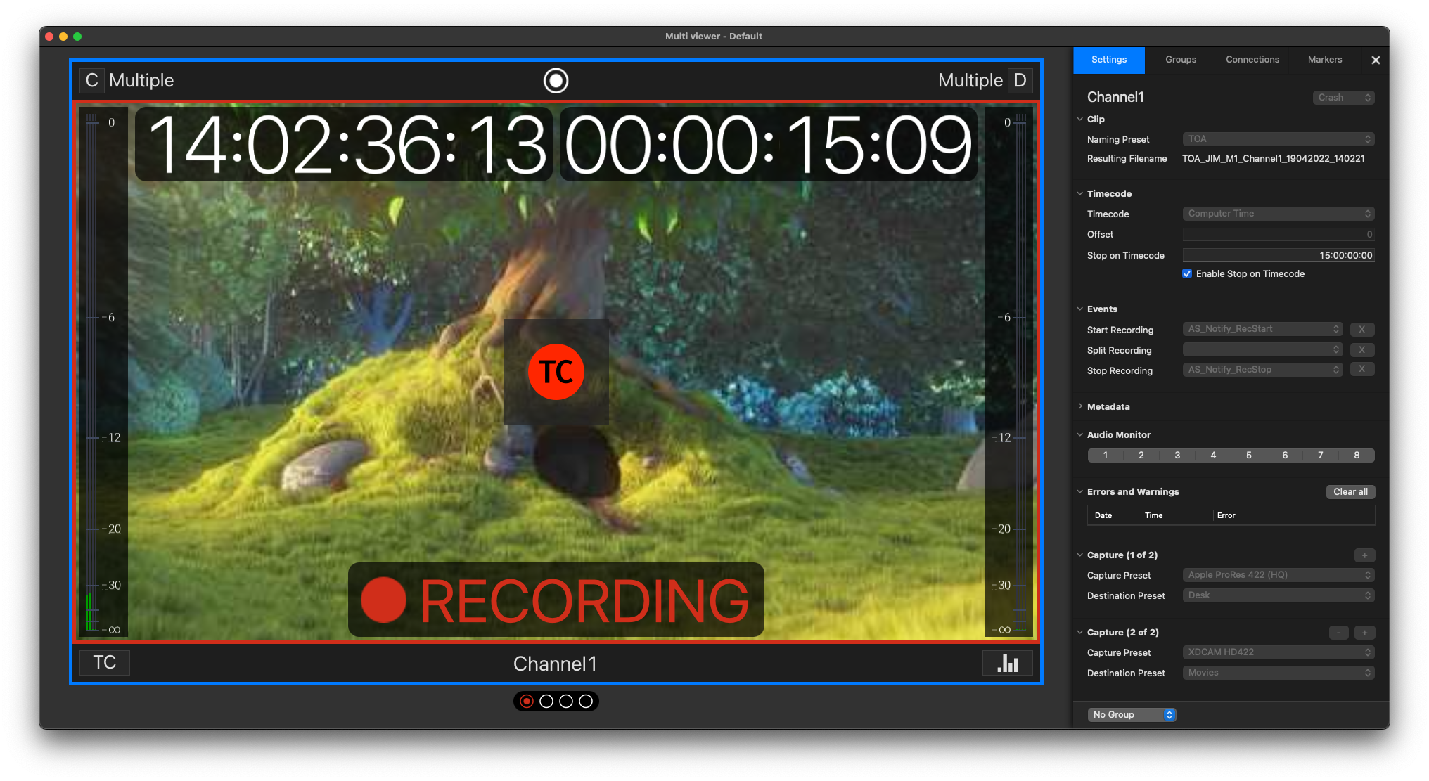 Stop Recording based on Timecode v.5.5 screenshot