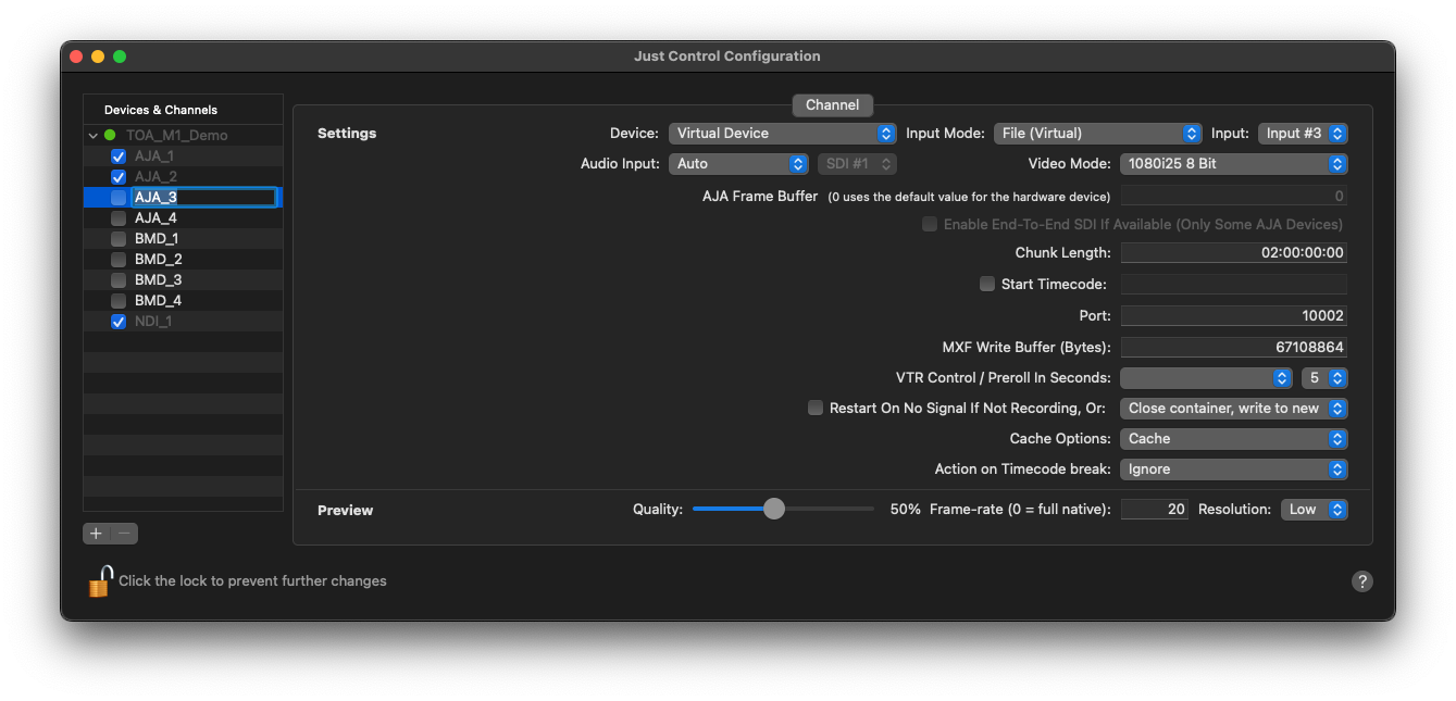 Channel Settings v.5.5 screenshot 7
