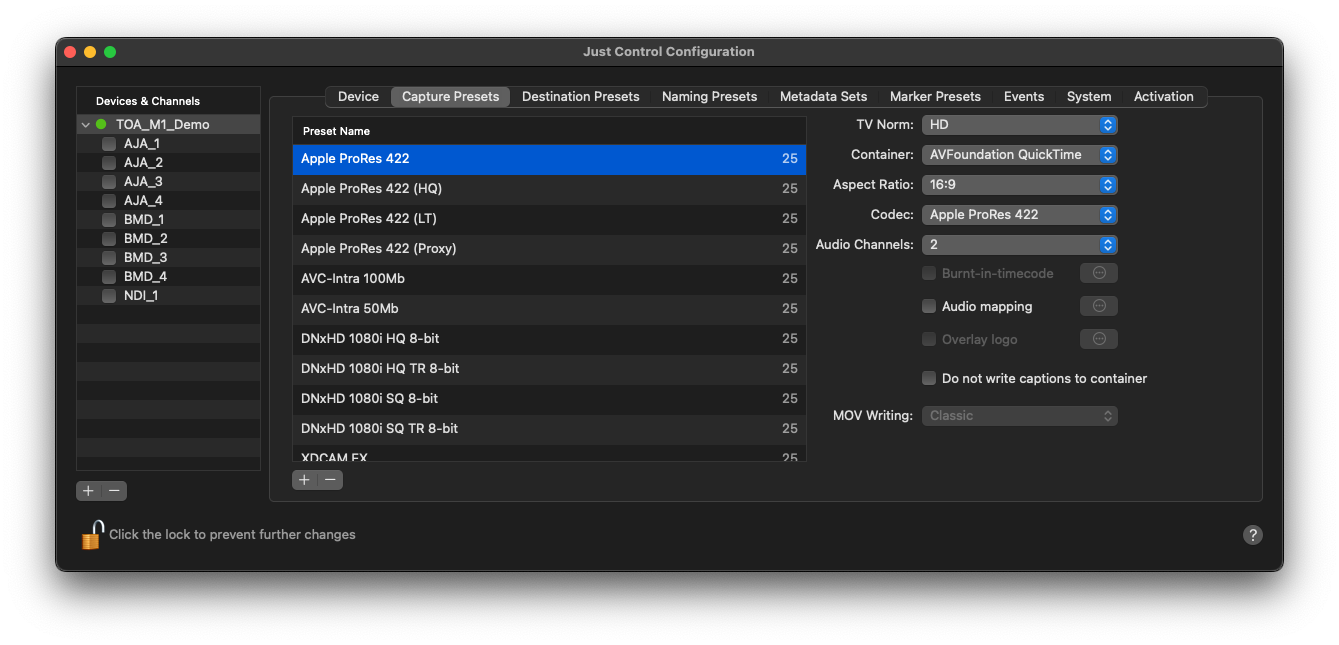 Capture Presets v.5.5 screenshot 5