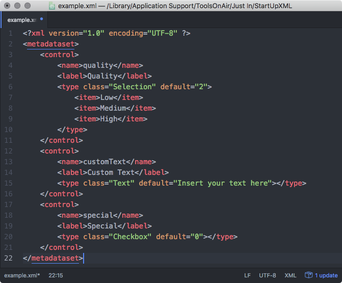 Metadata Values in Naming Conventions v.5.5 screenshot 1