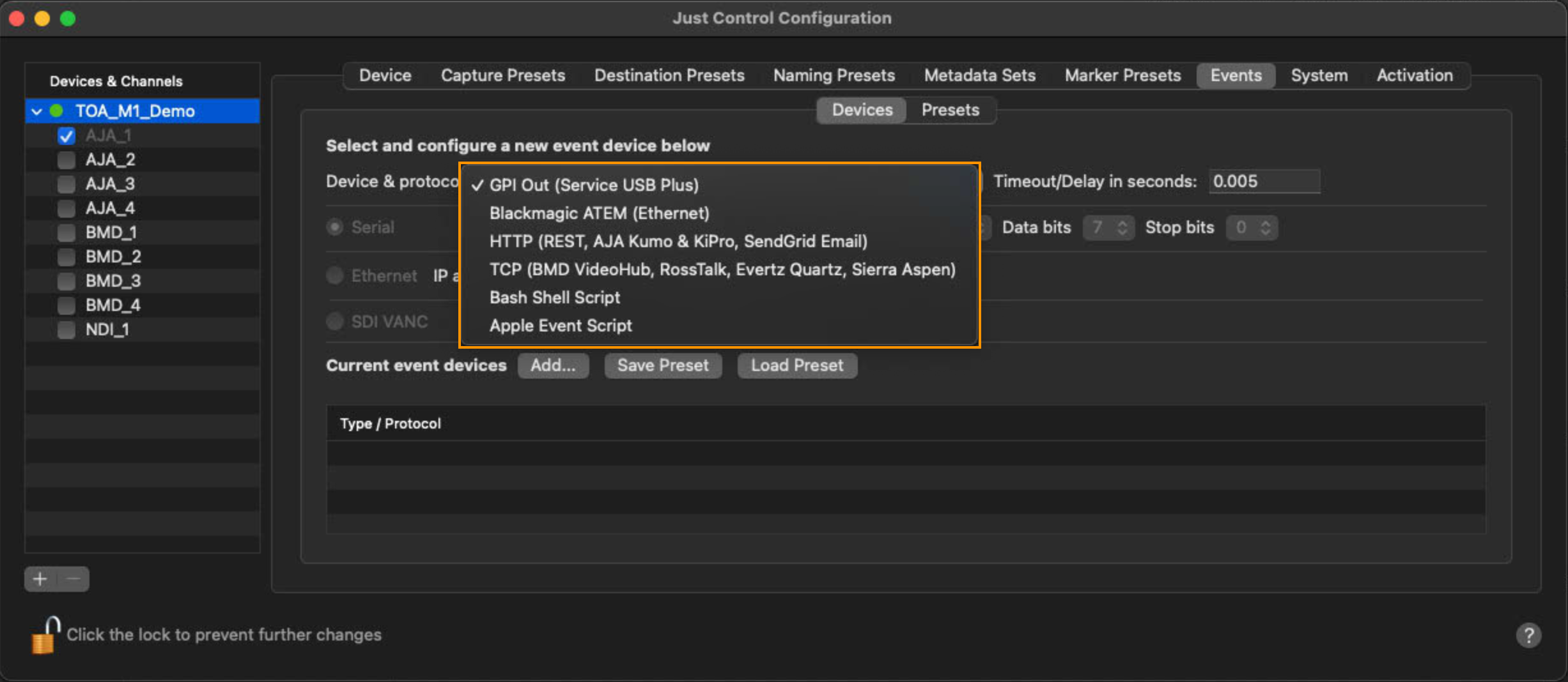 Events v.5.5 screenshot 2