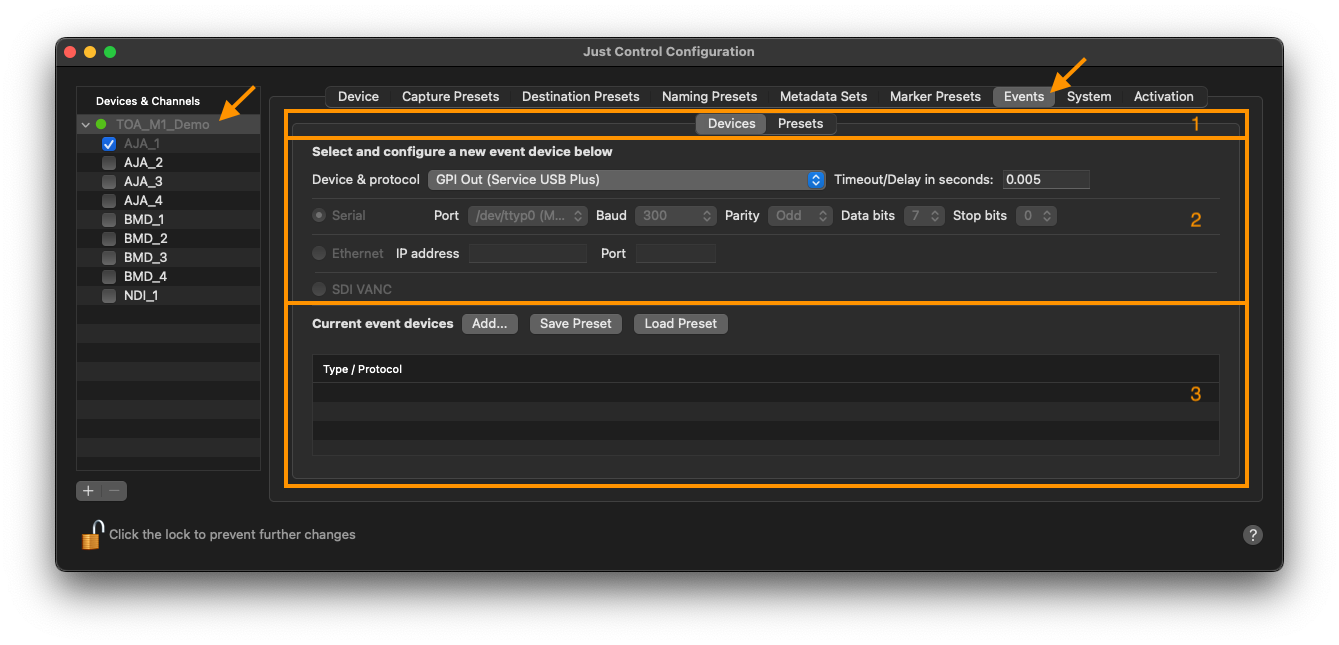 Events v.5.5 screenshot 1