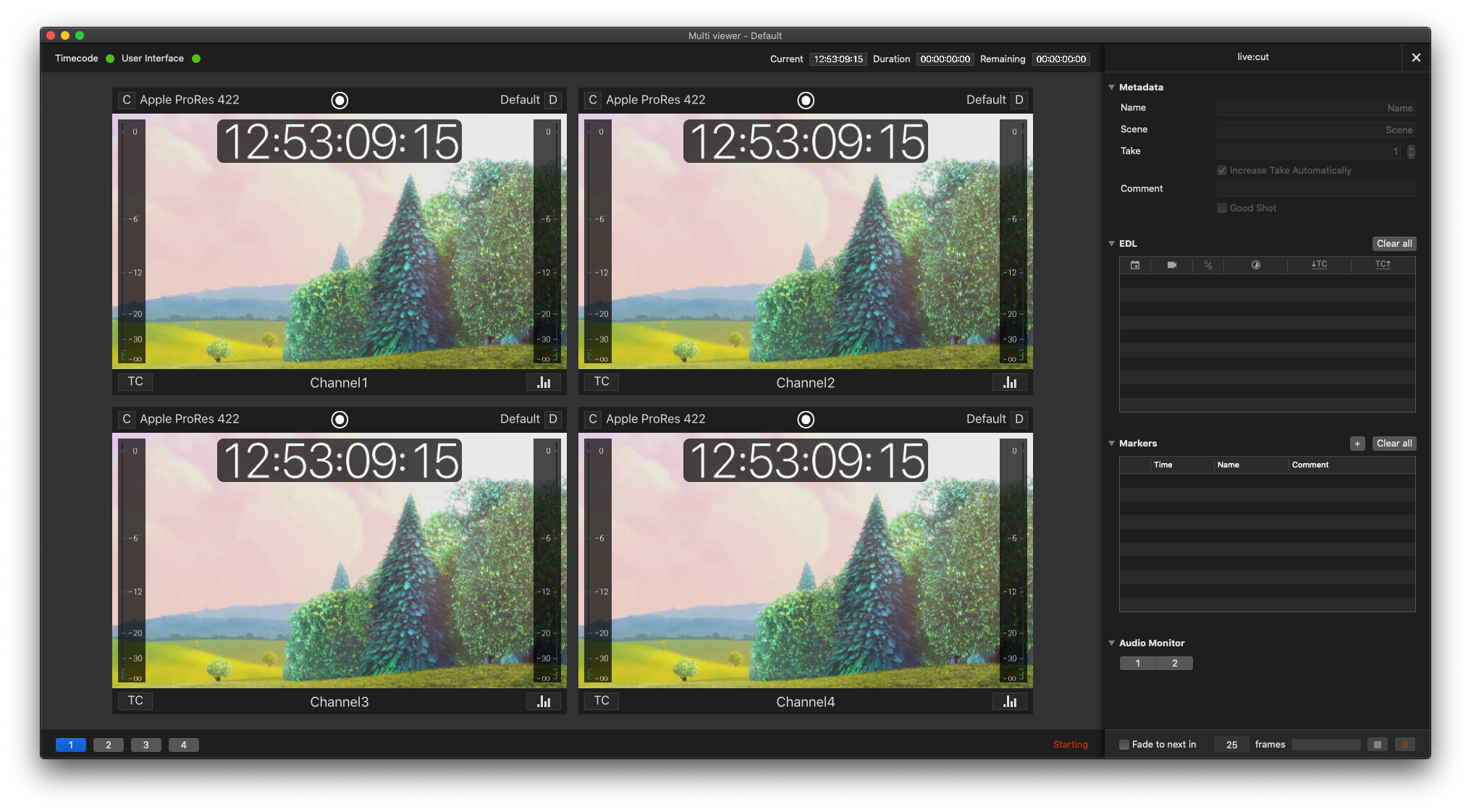 Start a Multicam Recording v.5.5 screenshot 6