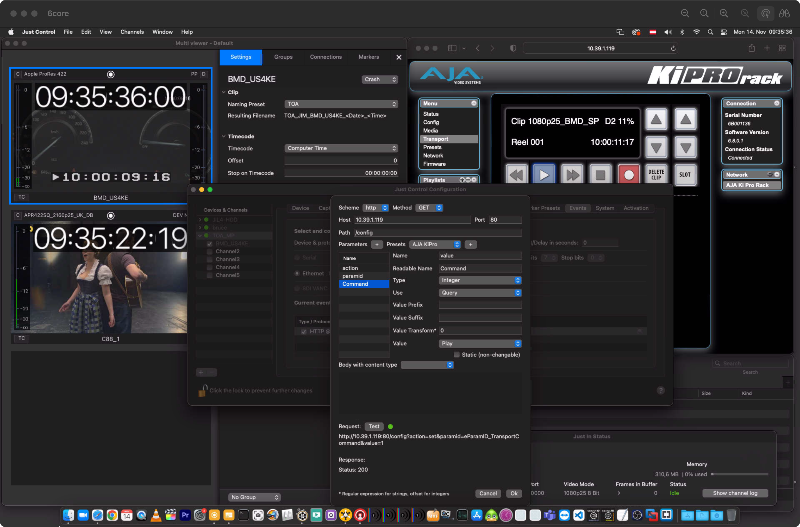 AJA Ki Pro Event Presets v.5.5 screenshot 6