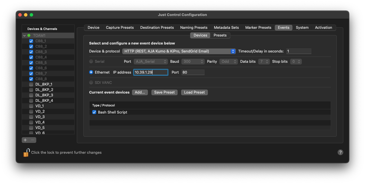 AJA KUMO v.5.5 screenshot 1