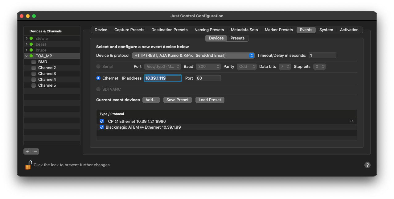 AJA Ki Pro v.5.5 screenshot 1