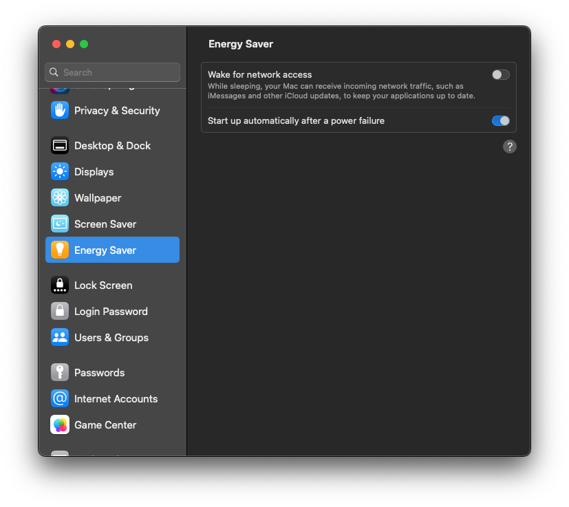 macOS Configuration (macOS Ventura or higher) v.6.0 screenshot 1