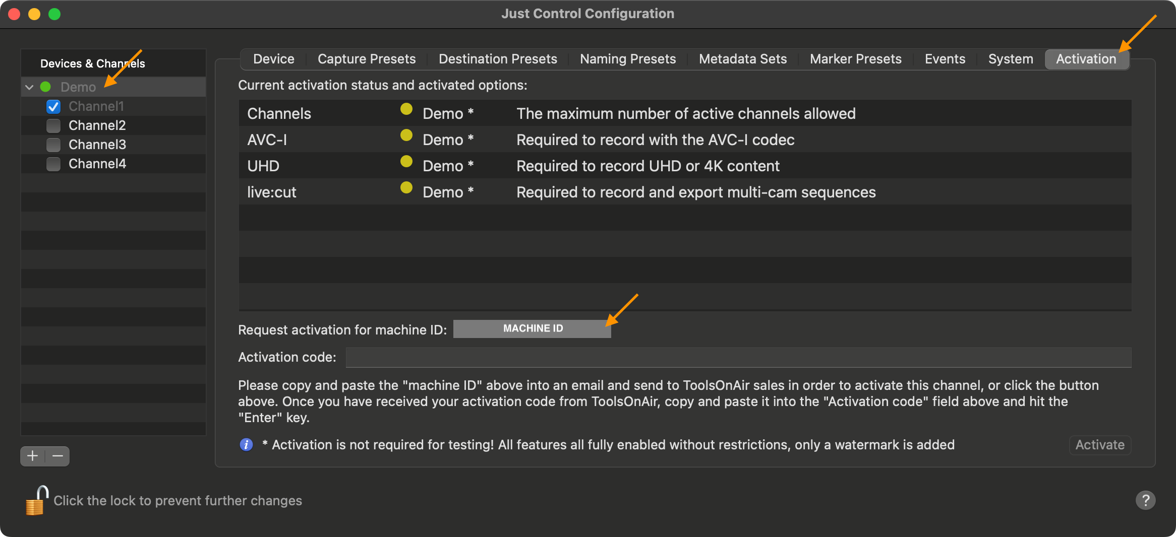 Get Machine ID for Activation v.6.0 screenshot 2