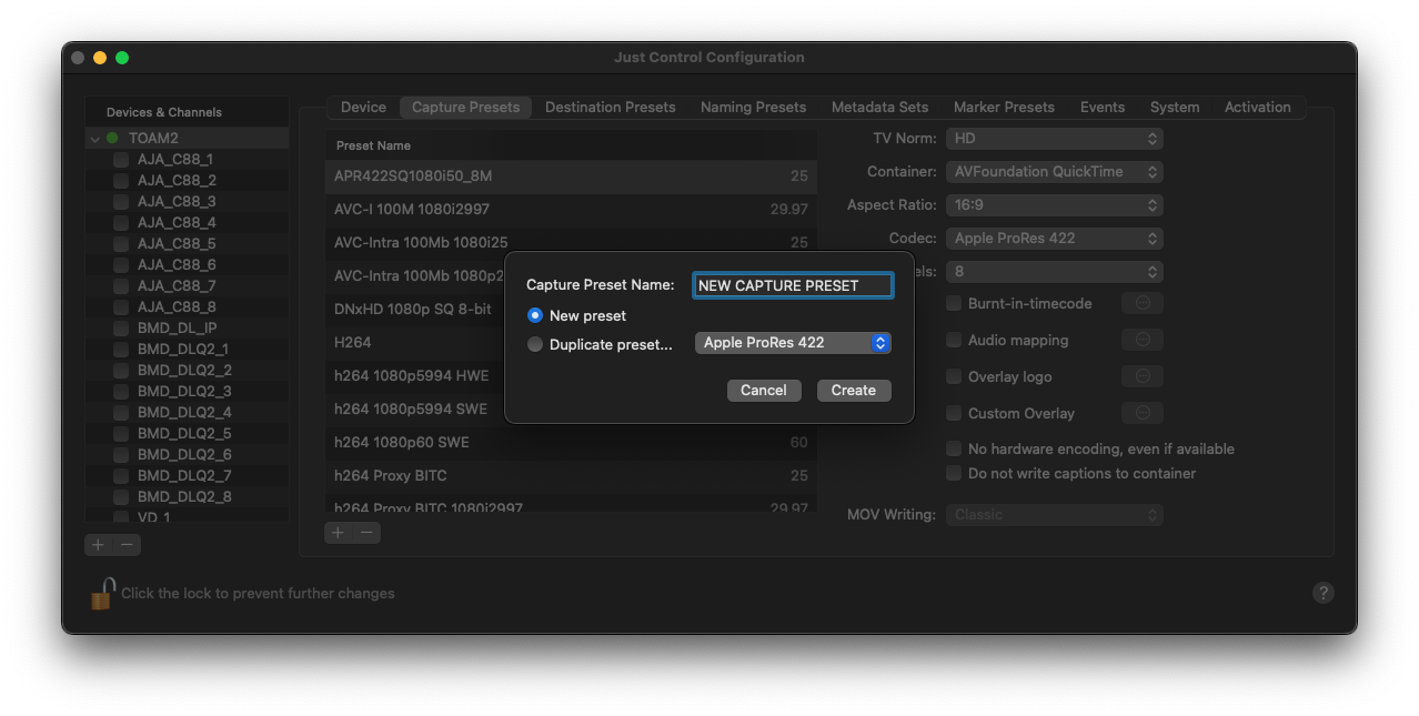 Capture Presets v.6.0 screenshot 3
