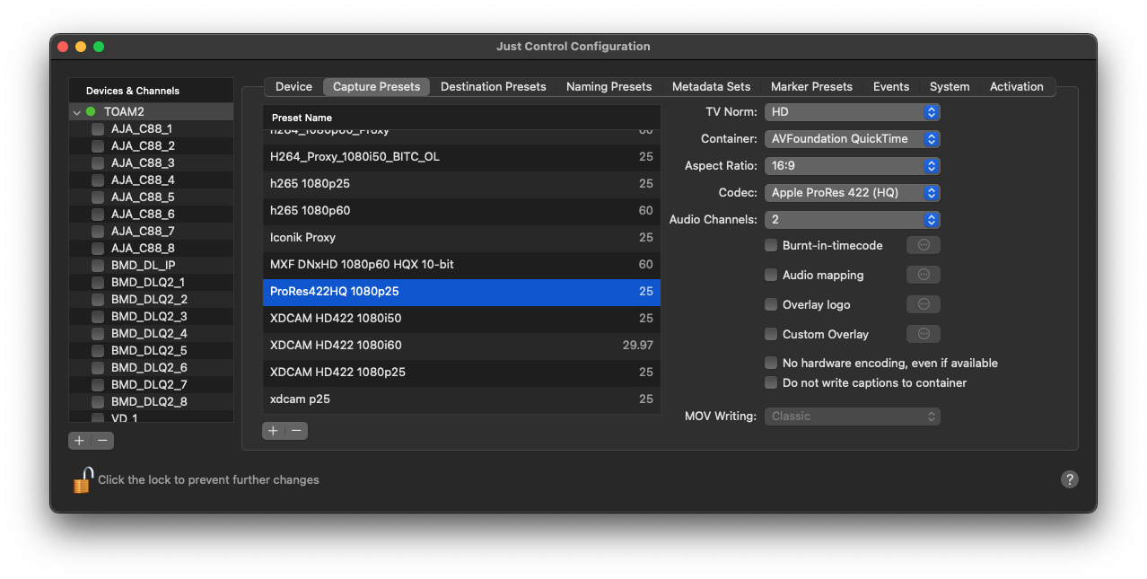 Capture Presets v.6.0 screenshot 5