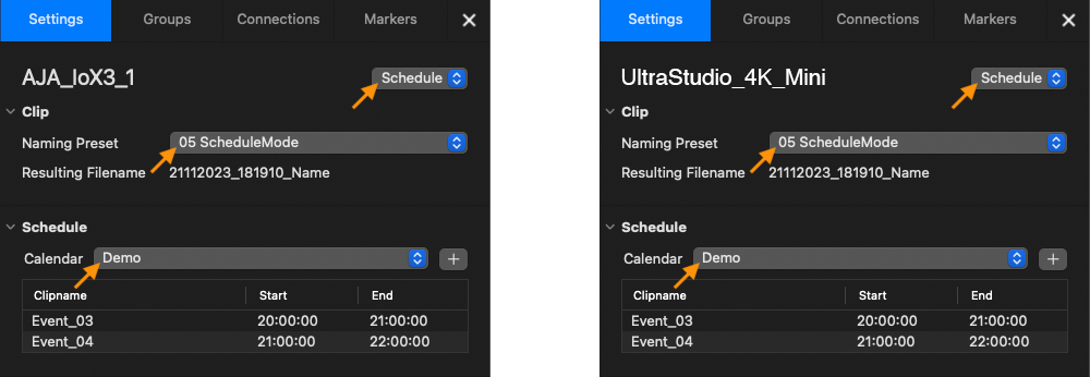 Schedule Mode v.6.2 screenshot 3