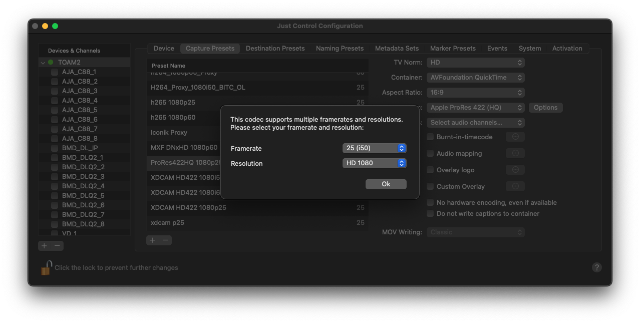 Capture Presets v.6.2 screenshot 6