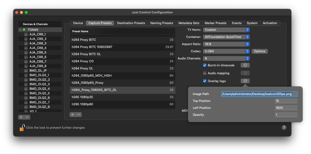 Capture Presets v.6.2 screenshot 10