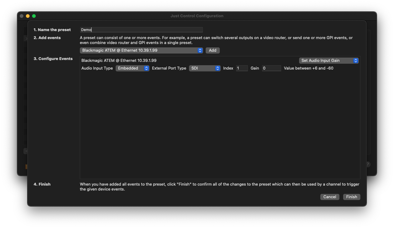 Blackmagic ATEM (Ethernet) v.6.2 screenshot 7