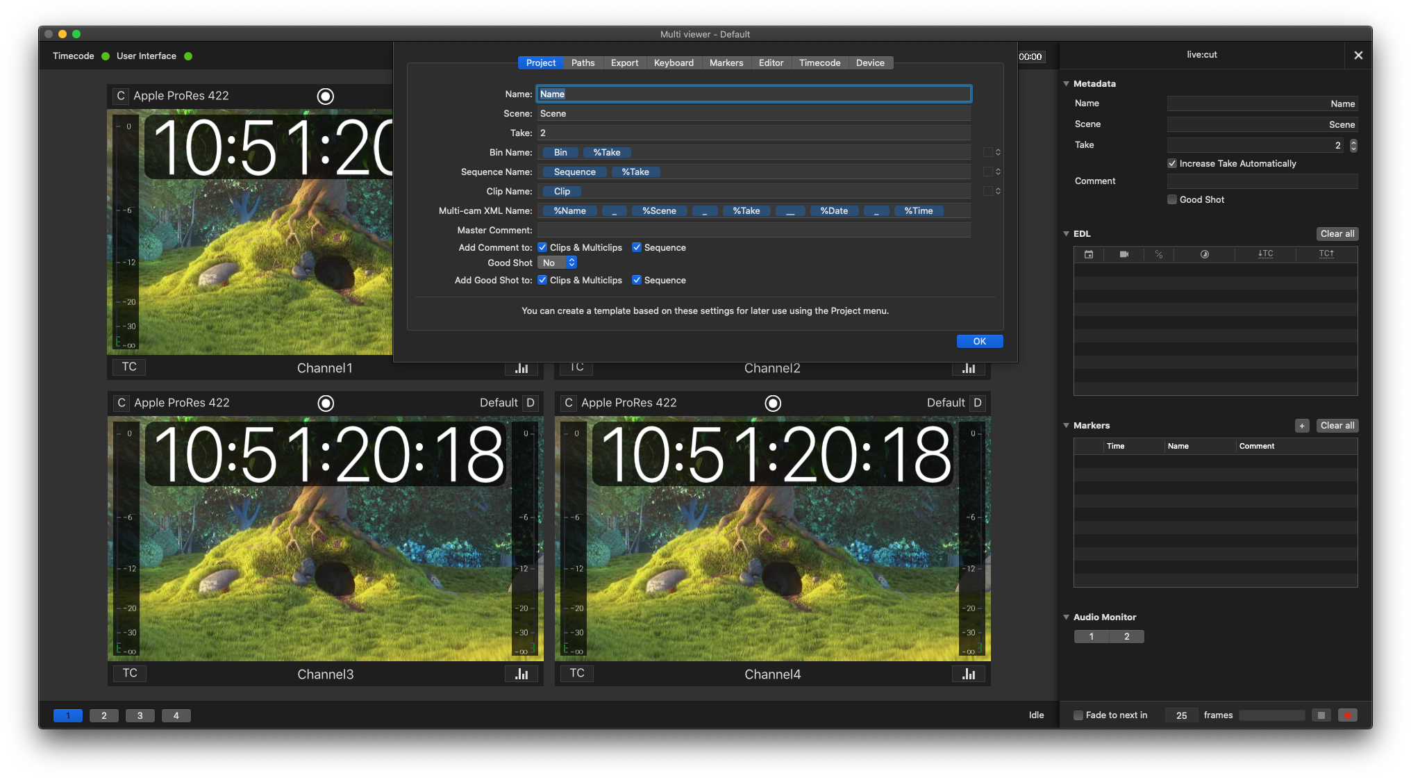 Project Settings v.6.2 screenshot