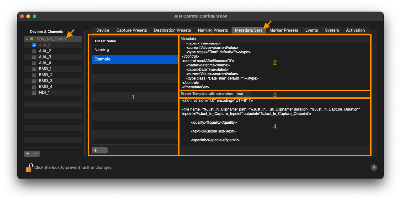 Metadata Sets v.6.5 screenshot 2