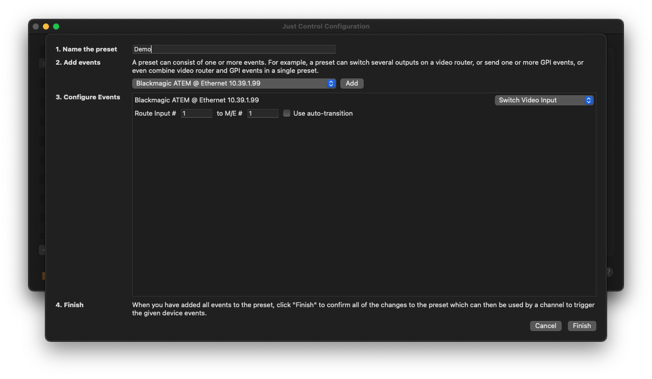 Blackmagic ATEM (Ethernet) v.6.5 screenshot 4