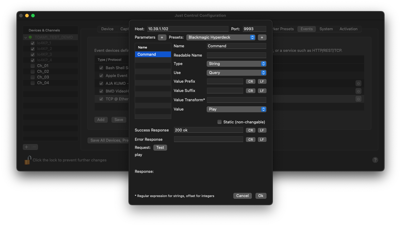Blackmagic Design HyperDeck v.6.5 screenshot 2