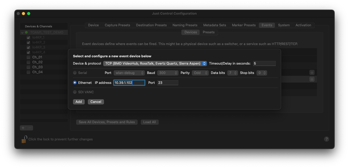 Blackmagic Design HyperDeck v.6.5 screenshot 1