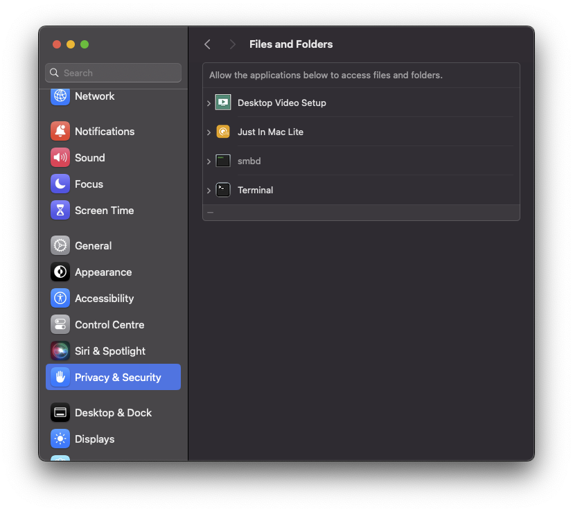 macOS Configuration (macOS Ventura or Sonoma) v.2025.1 screenshot 6