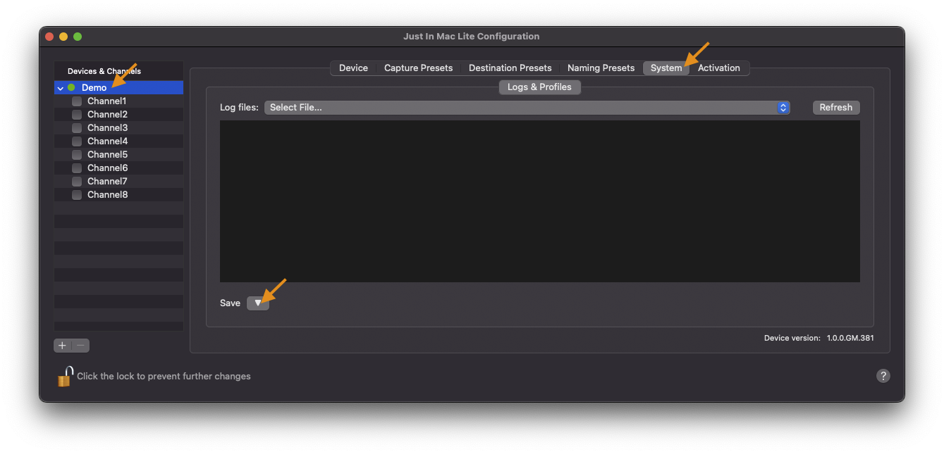 TOA System Profile v.2025.1 screenshot 1