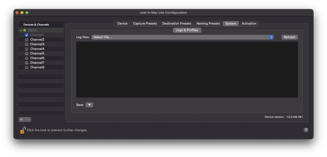 System v.2025.x screenshot 1
