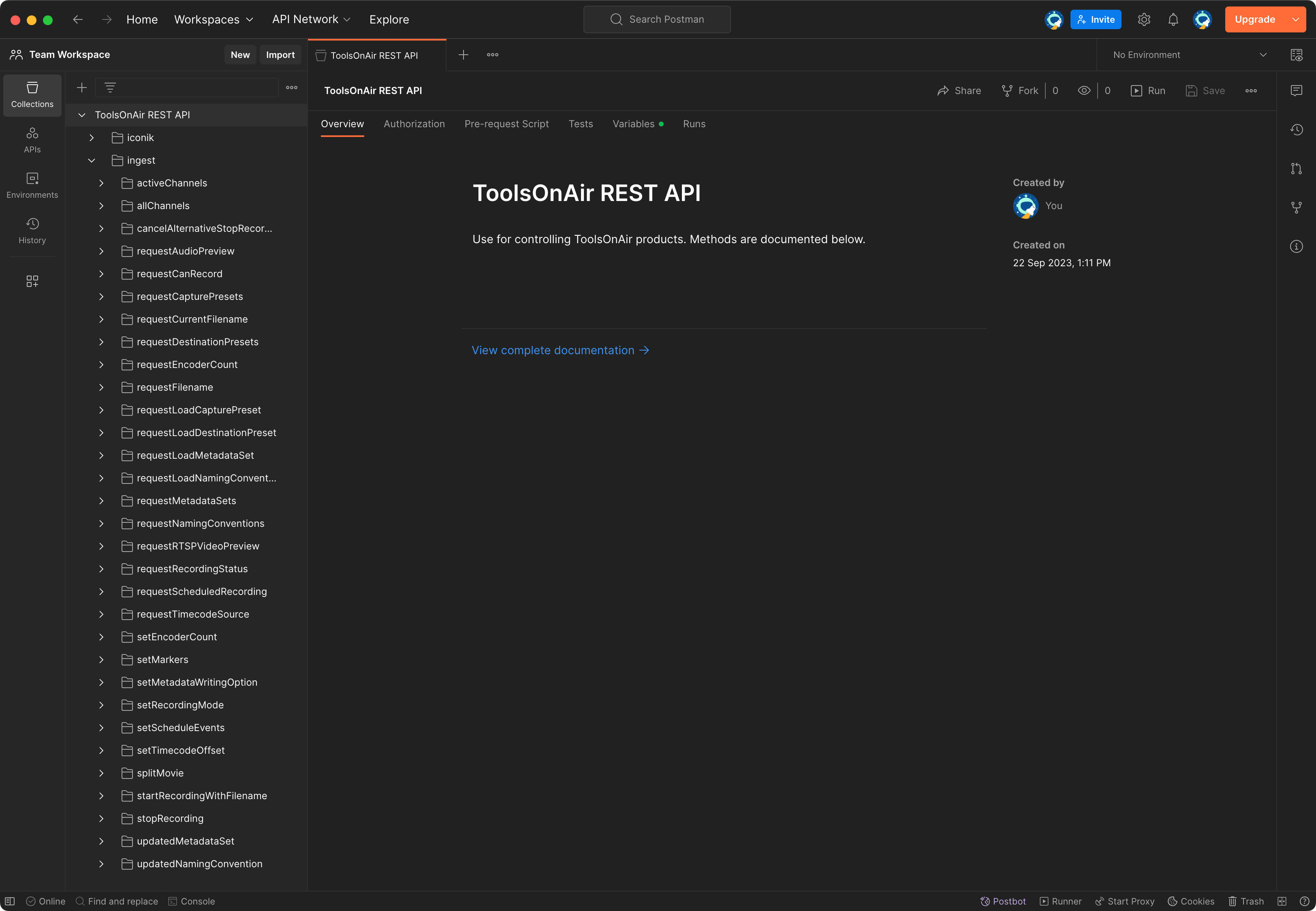 Rest API v.6.0 screenshot 1