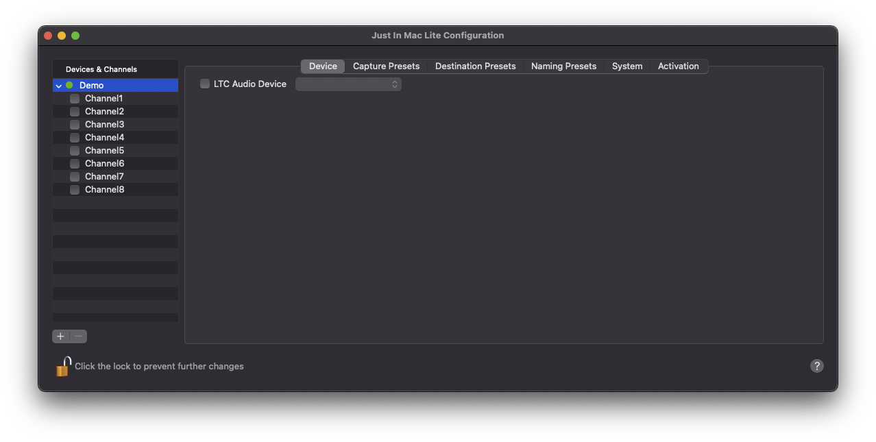 Device Settings v.6.0 screenshot