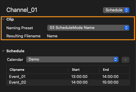 Schedule Mode v.6.x screenshot 7