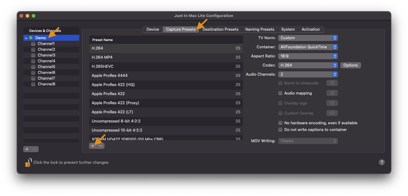 Capture Presets v.6.x screenshot 2