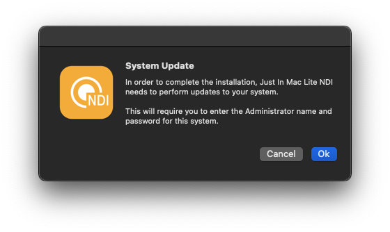 Just In Mac Lite NDI Getting Started v.6.x screenshot 5