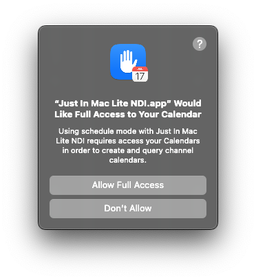 Just In Mac Lite NDI Getting Started v.6.x screenshot 7
