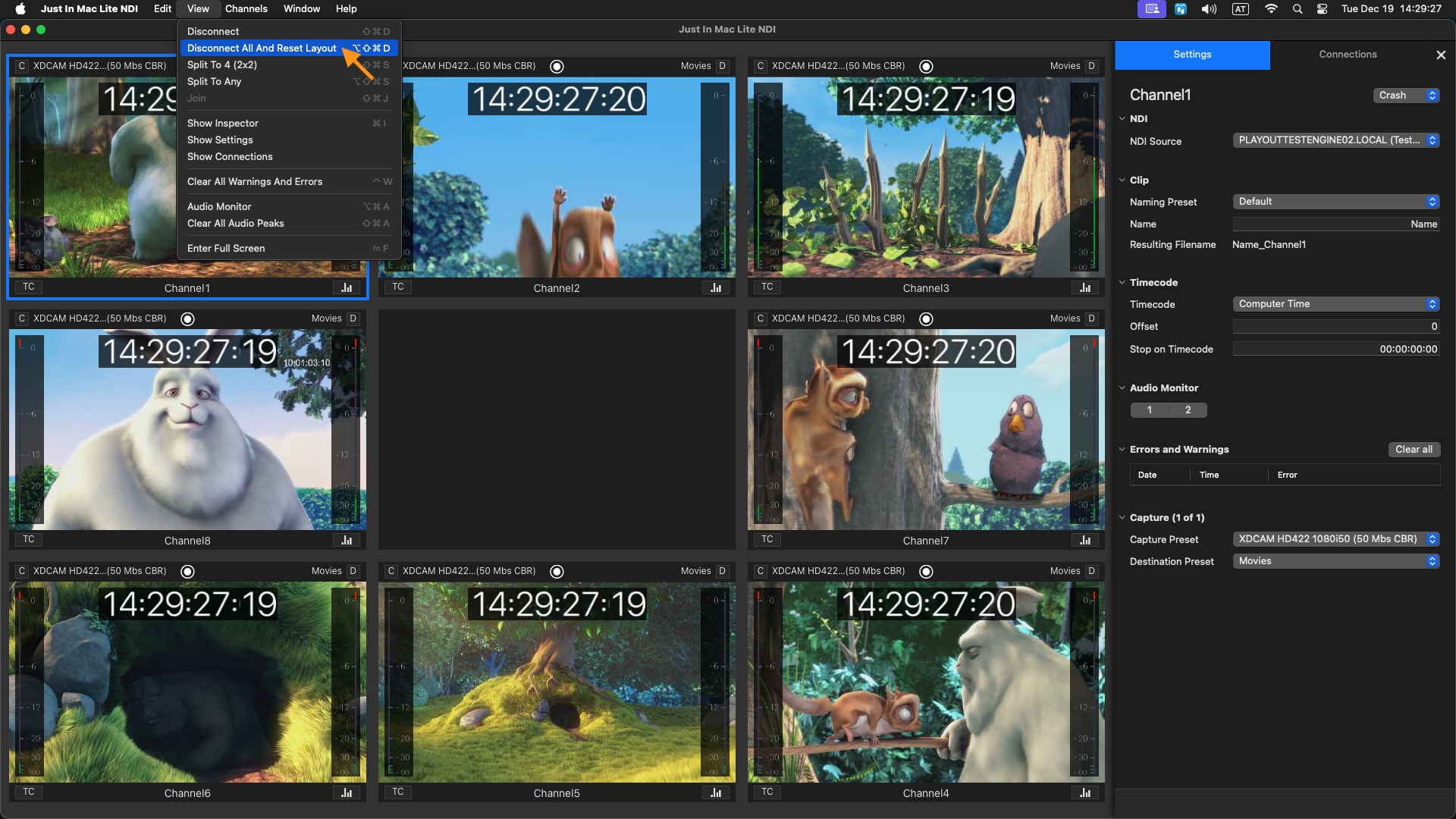 Adjust the Channel Viewer Area v.6.x screenshot 1