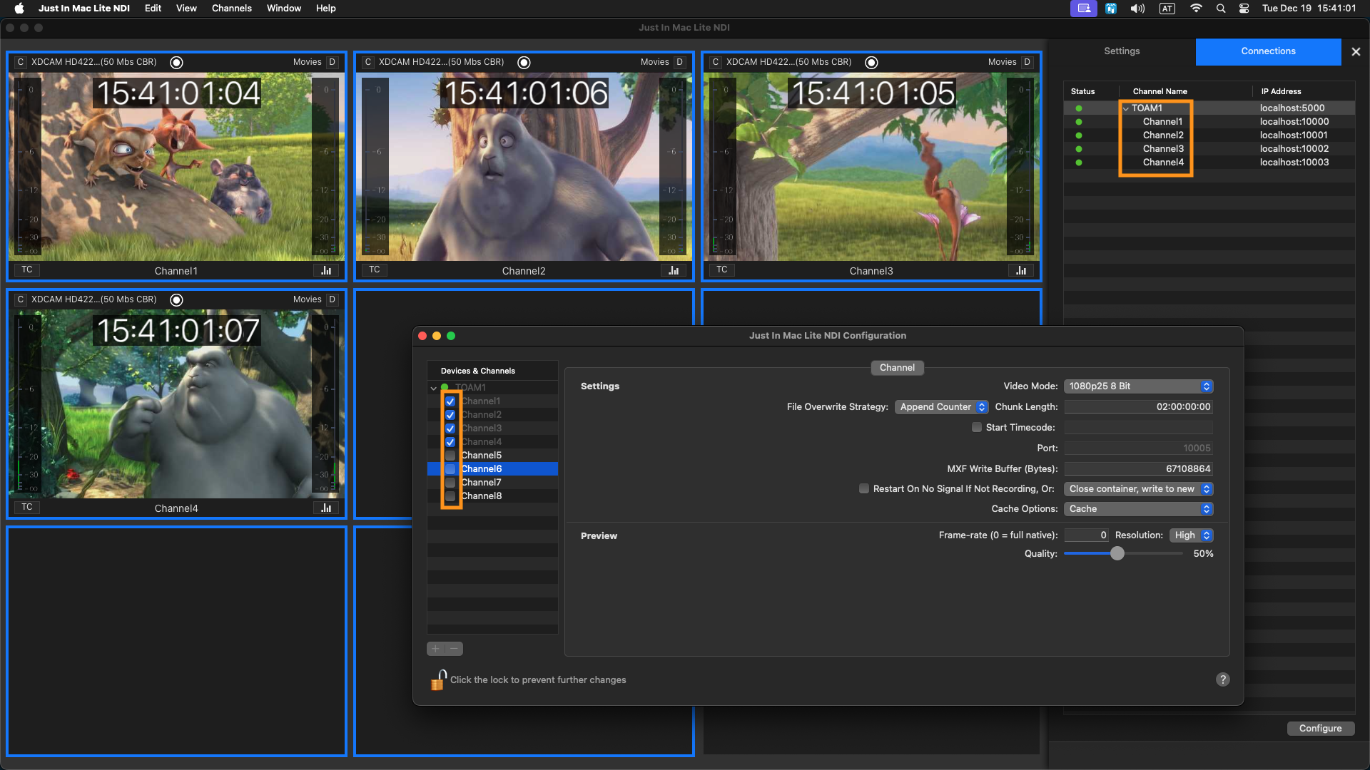 Connections v.6.x screenshot 2