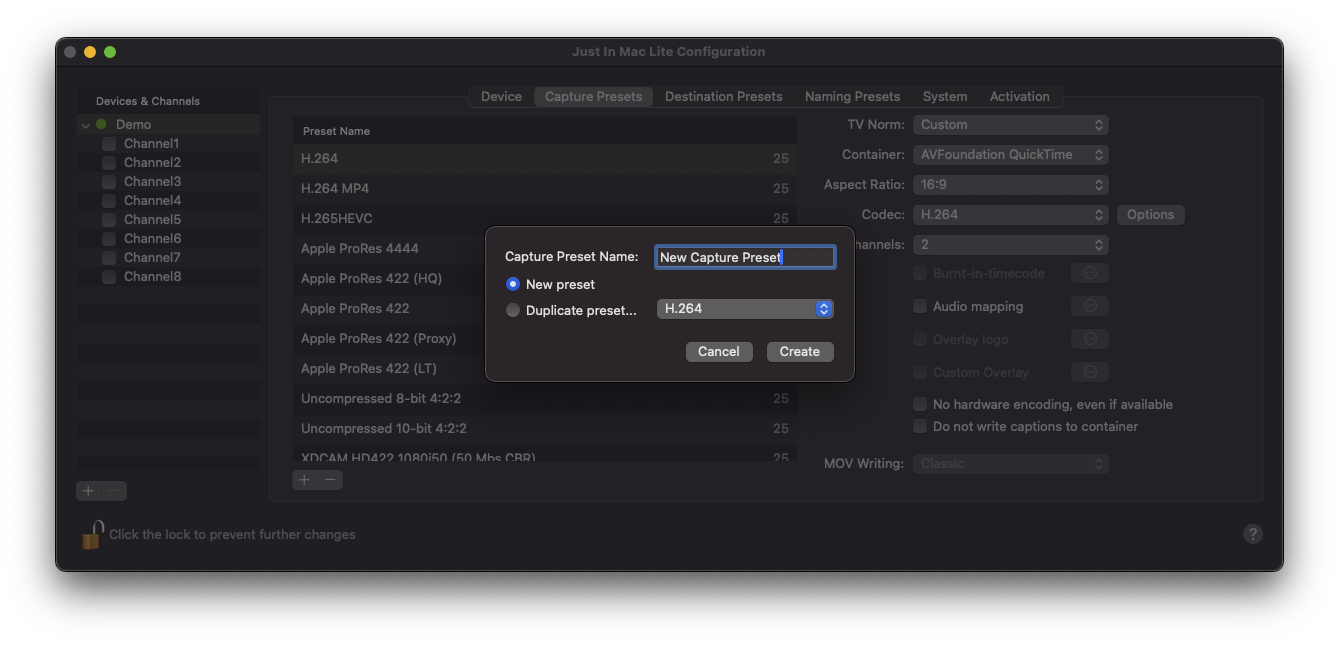 Capture Presets v.6.x screenshot 3
