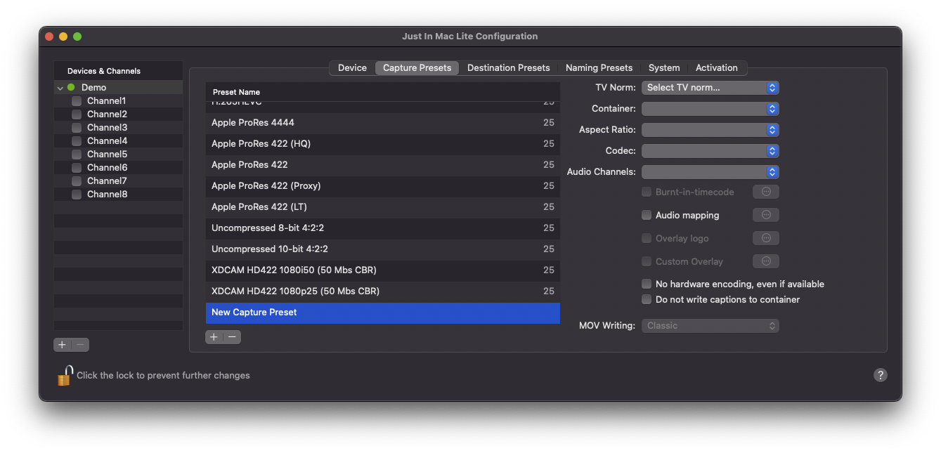 Capture Presets v.6.x screenshot 4