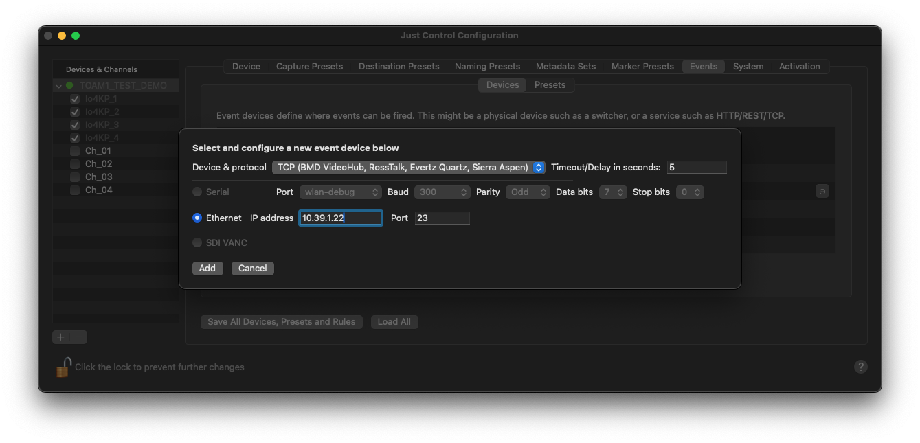 Blackmagic Design Videohub v.2025.x screenshot 1