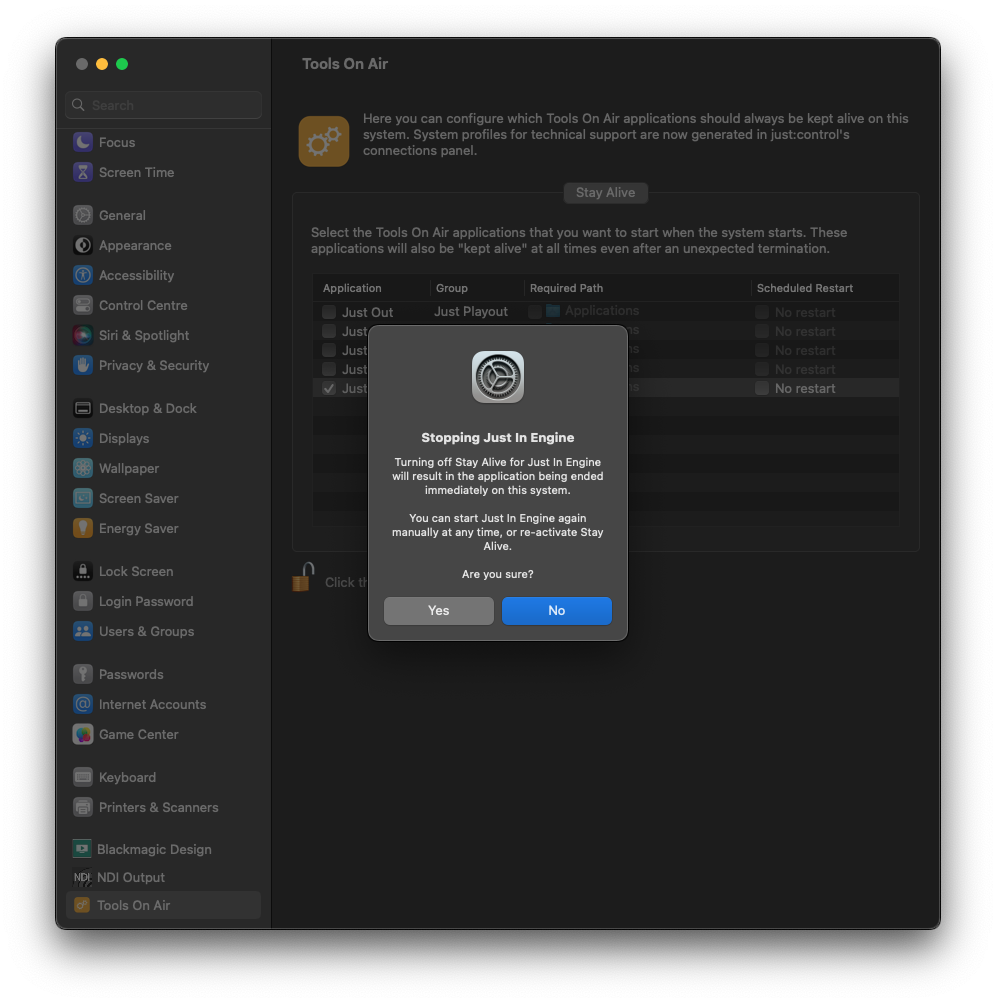 Preference Pane and Stay Alive v.2025.x screenshot 3