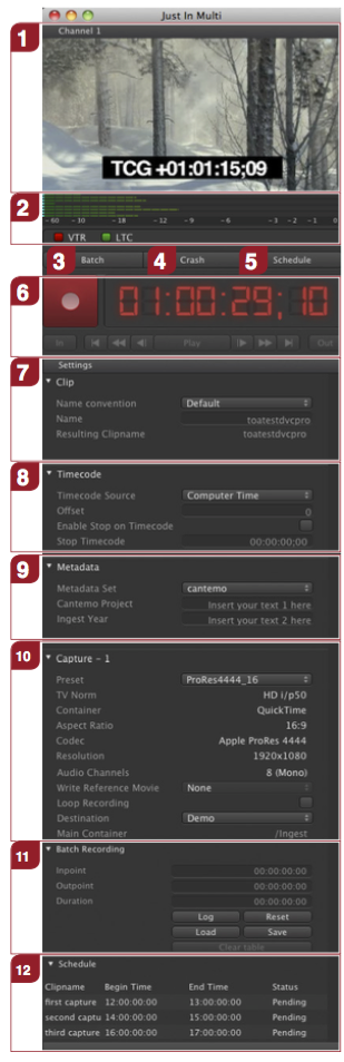 5. Interface screenshot