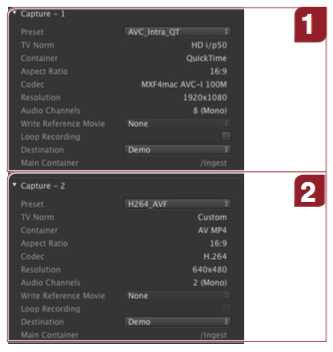 5.3 Capture Instances Settings screenshot