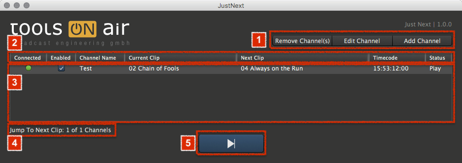3. User Interface Overview screenshot
