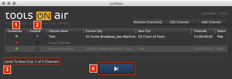 5. Using Just Next screenshot