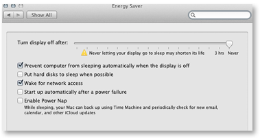3. OS X Configuration screenshot 1