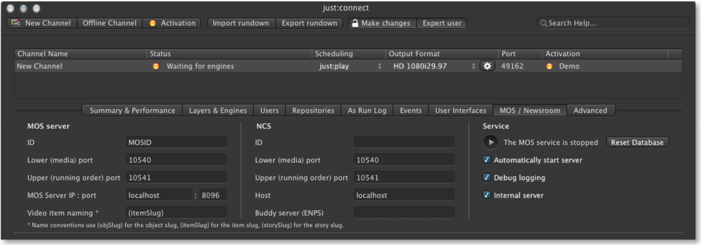 12.12 MOS / Newsroom screenshot