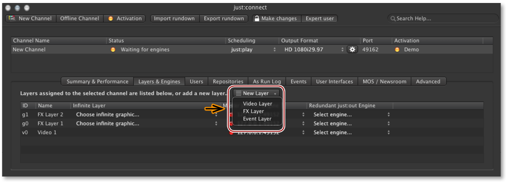 13.11 Adding A New Layer To An Existing Channel screenshot