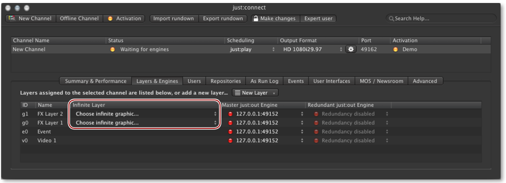 13.13 Using A Graphics Infinite On A Certain Layer screenshot